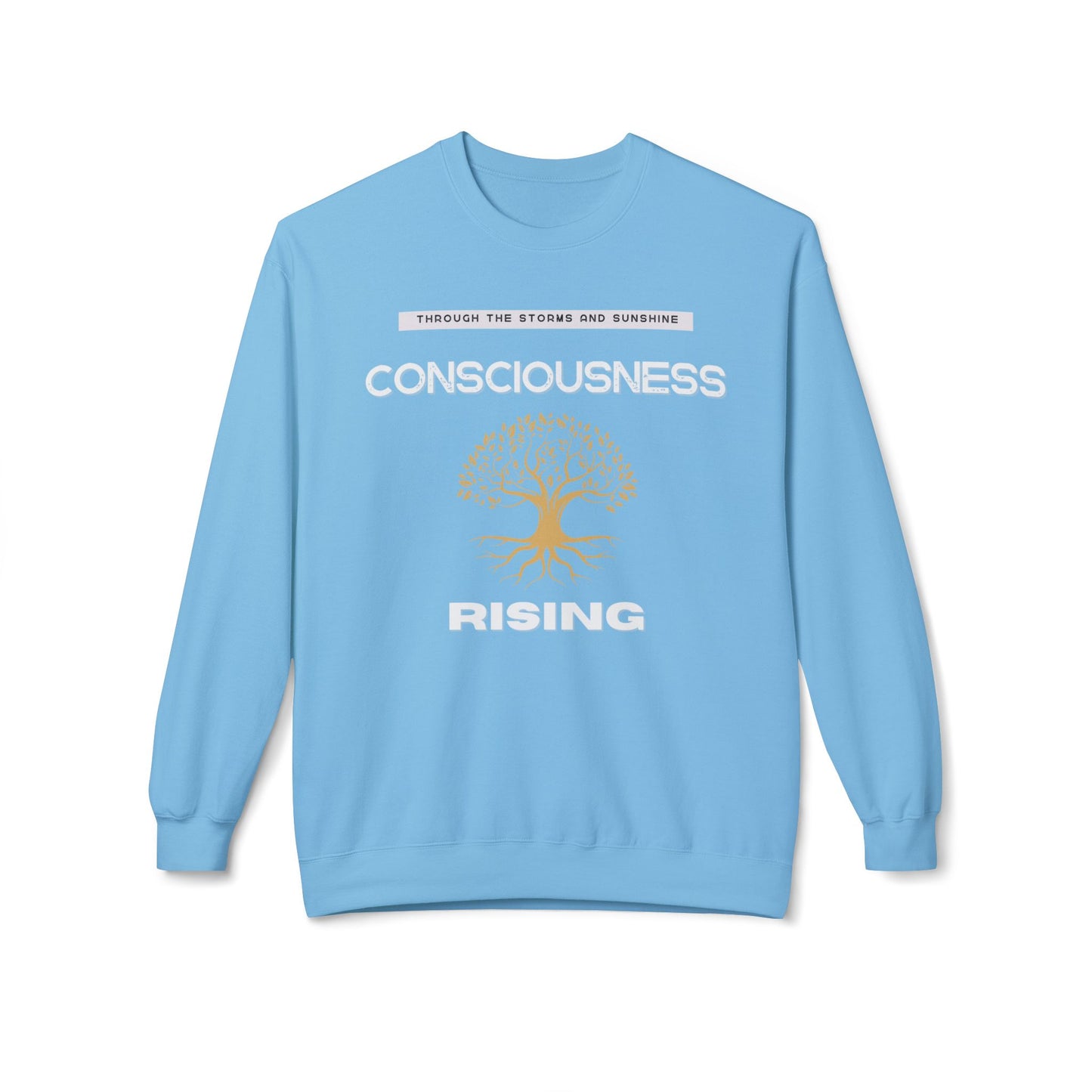 Consciousness Rising Unisex Garment-Dyed Sweatshirt – A Journey in Growth, Transformation, and Unity