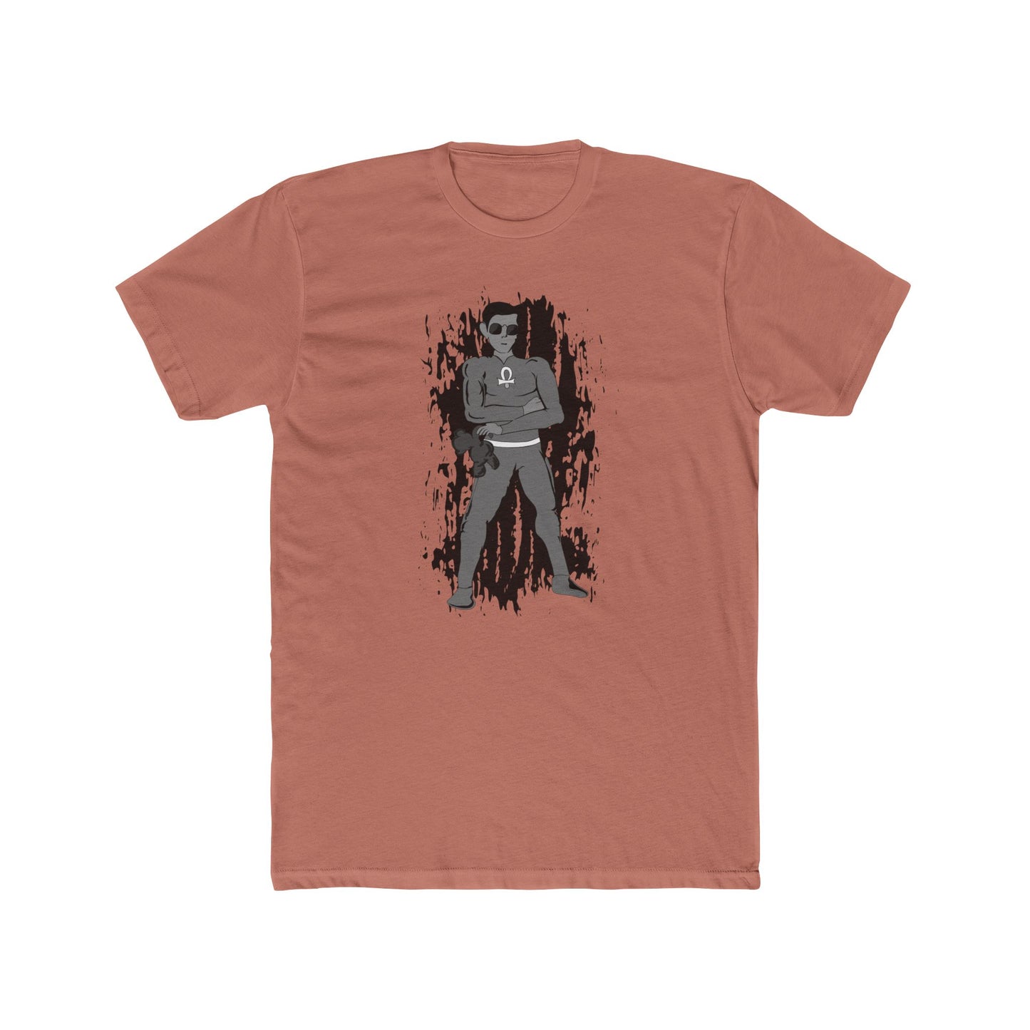 Grunge Skateboarder Root Chakra Super Hero Chakra 1 Tee — Urban Skate Clothing