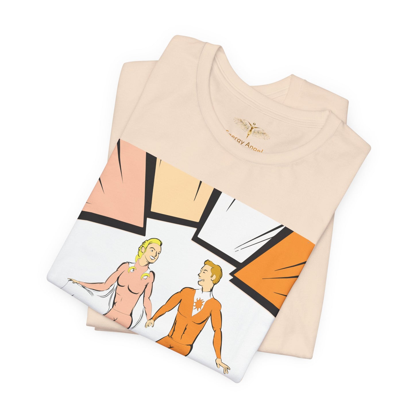 Solara & Rivo Sacral Chakra Tee — "Emotion. Art. Flow." Lightweight Unisex Design
