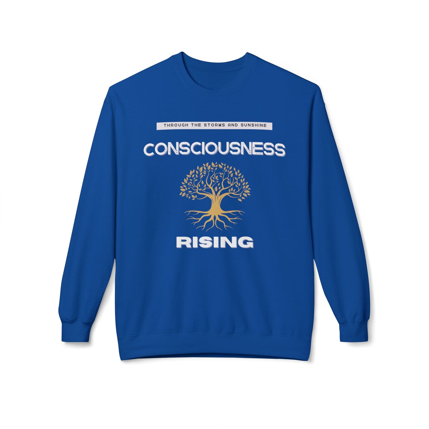 Consciousness Rising Unisex Garment-Dyed Sweatshirt – A Journey in Growth, Transformation, and Unity