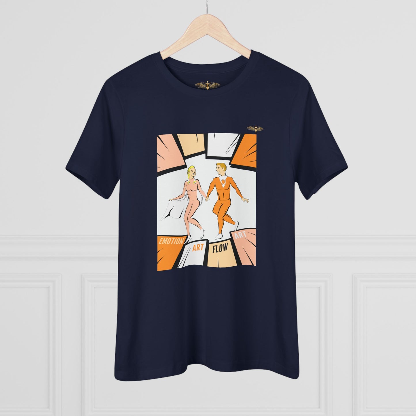 🎄 Sacral Chakra Tee - Sacred Art Holiday Gift for Her | Solara & Rivo Spiritual Fashion