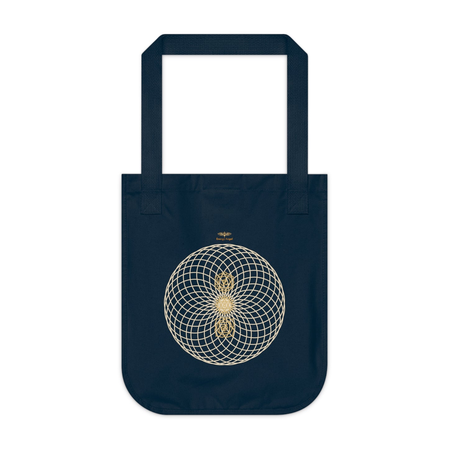 Solara & Rivo Sacral Chakra Canvas Tote — "Emotion. Art. Flow." Organic Eco Bag
