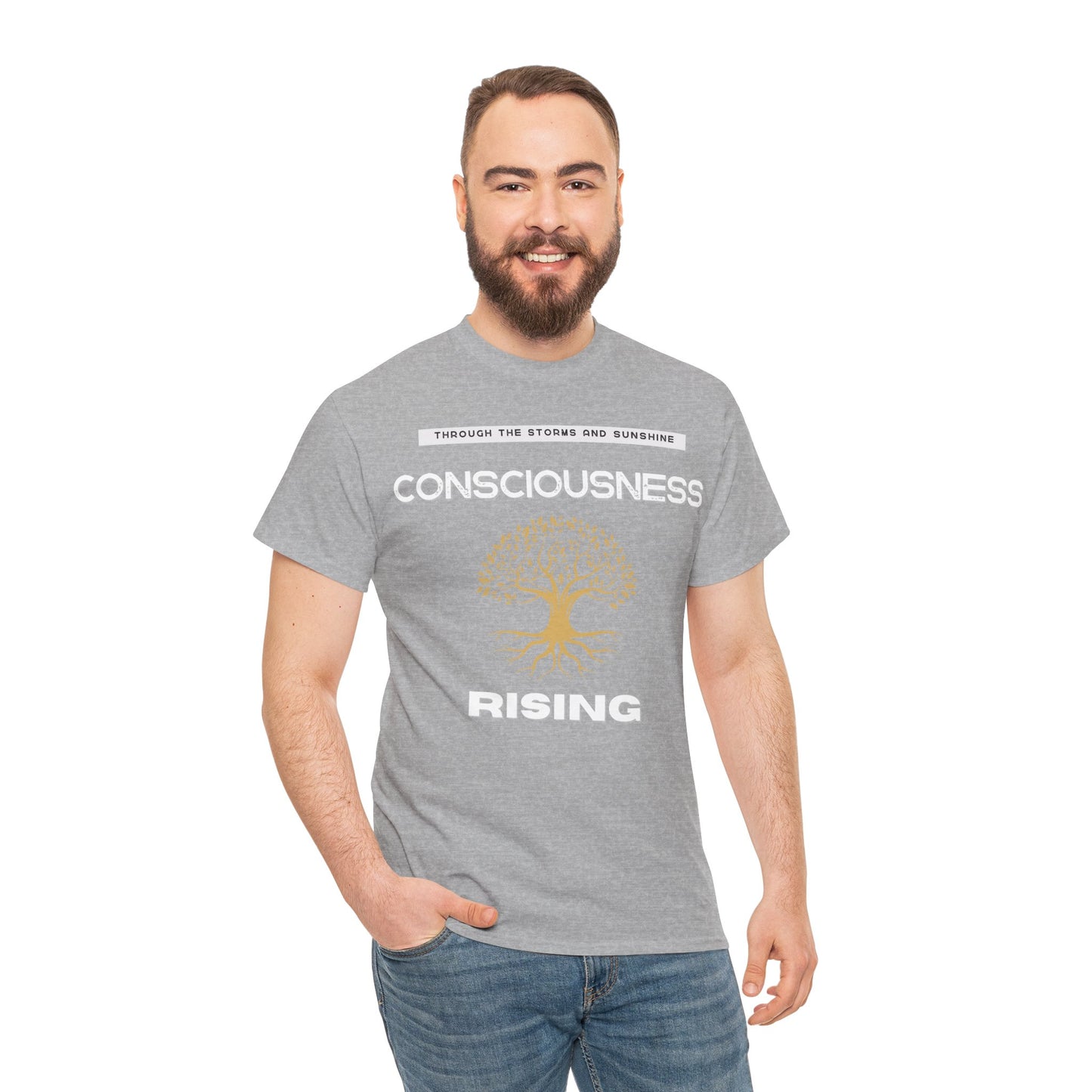 Consciousness Rising: Unisex Heavy Cotton Tee
