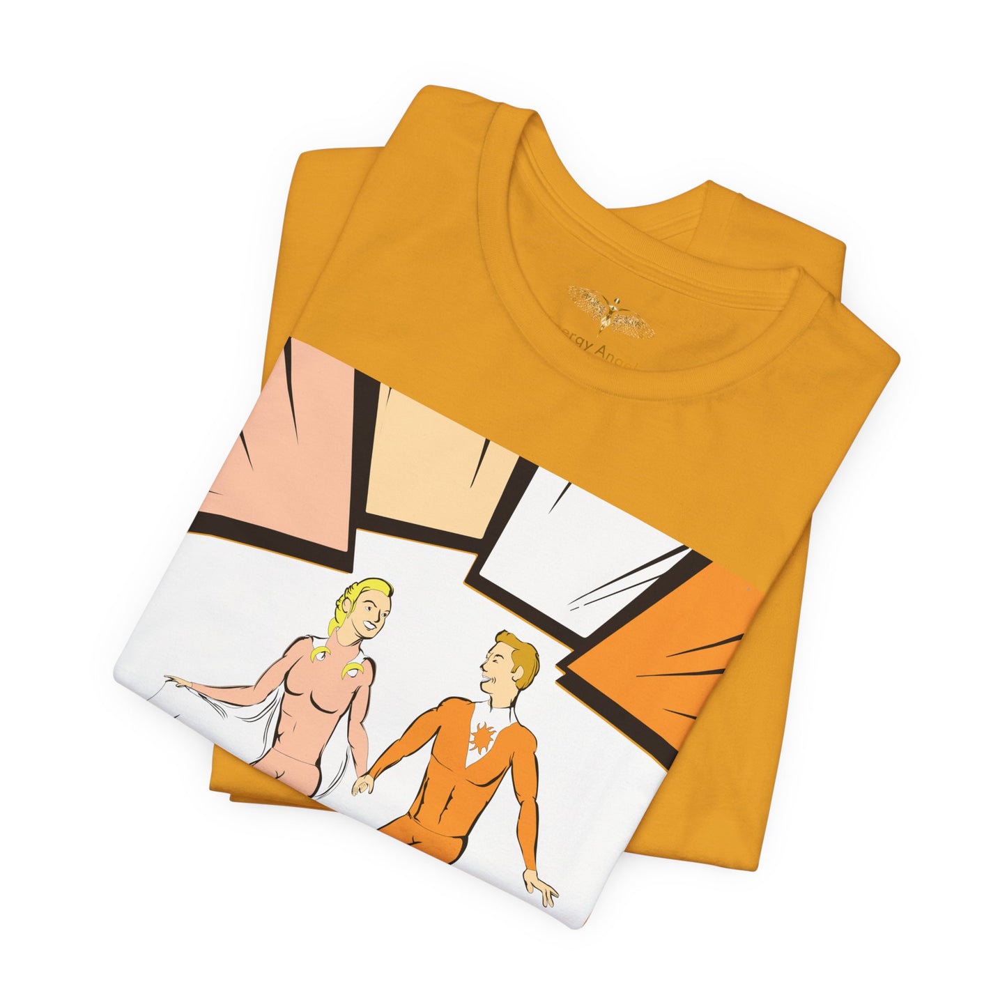 Solara & Rivo Sacral Chakra Tee — "Emotion. Art. Flow." Lightweight Unisex Design