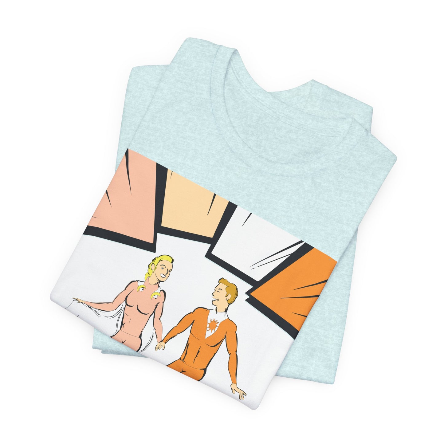 Art Flow Sacral Chakra Graphic Tee — Emotion Art Flow Couple Design