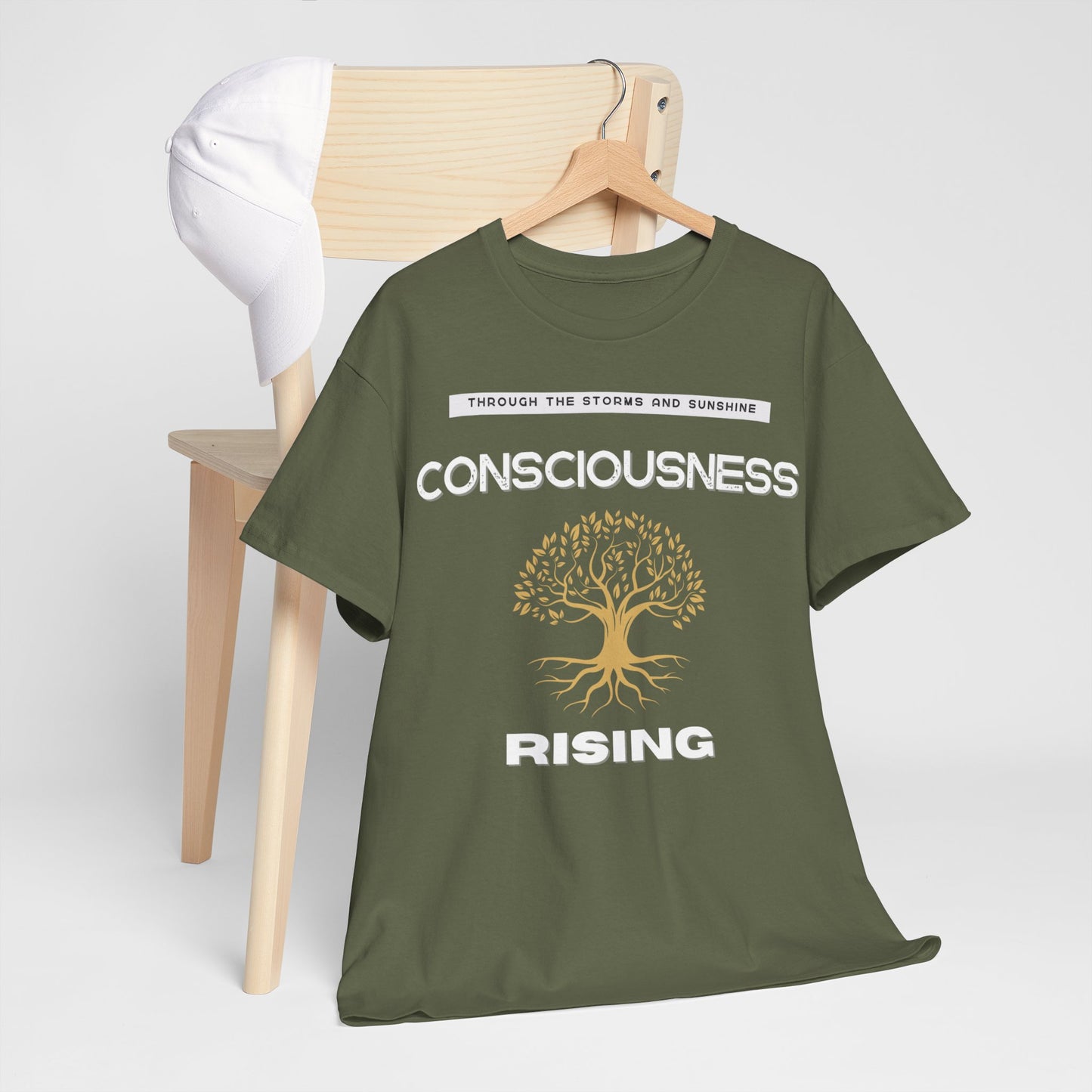 Consciousness Rising: Unisex Heavy Cotton Tee
