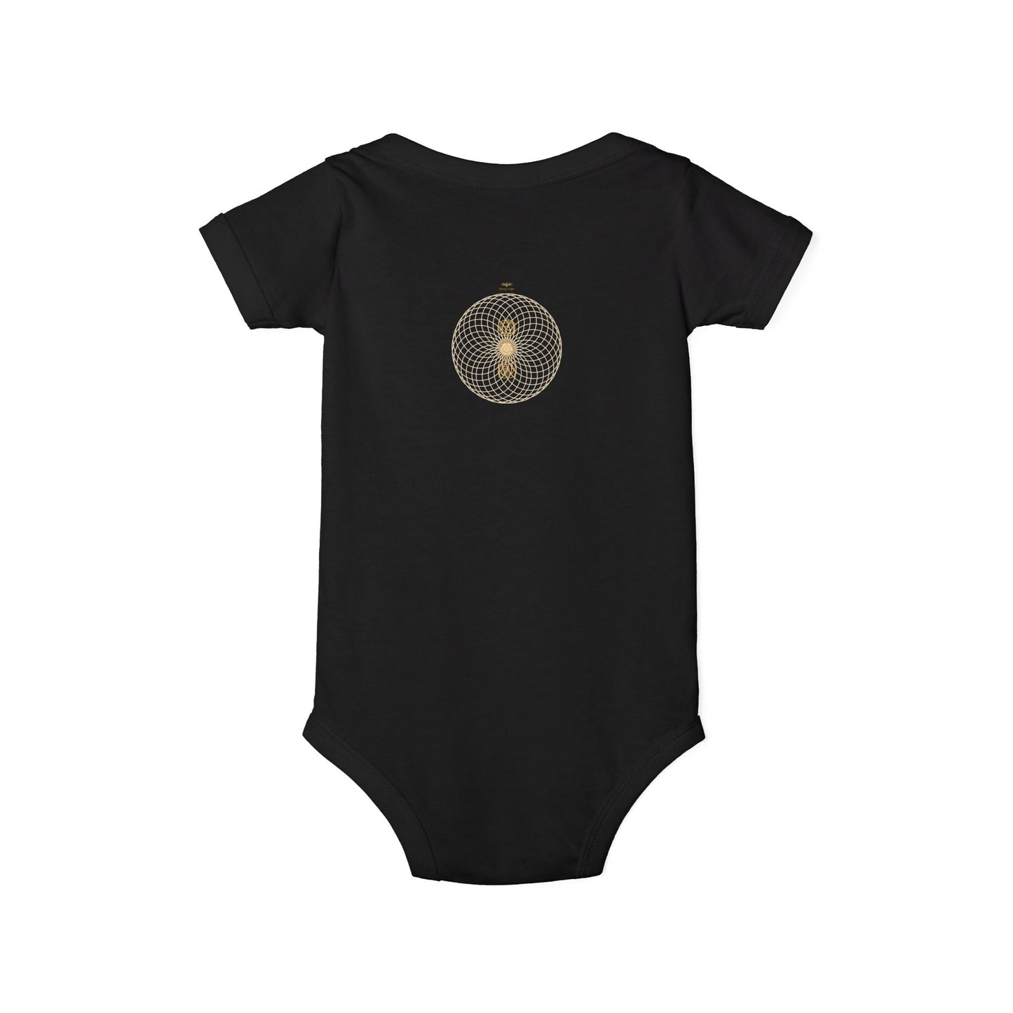 Solara & Rivo Infant Sacral Chakra Bodysuit — "Emotion. Art. Flow." Organic Cotton One-Piece