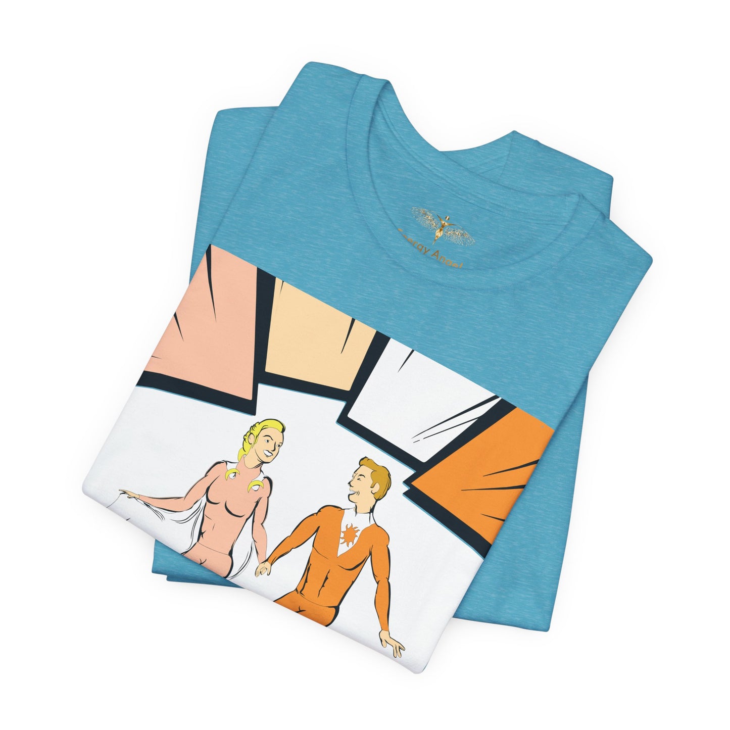 Solara & Rivo Sacral Chakra Tee — "Emotion. Art. Flow." Lightweight Unisex Design