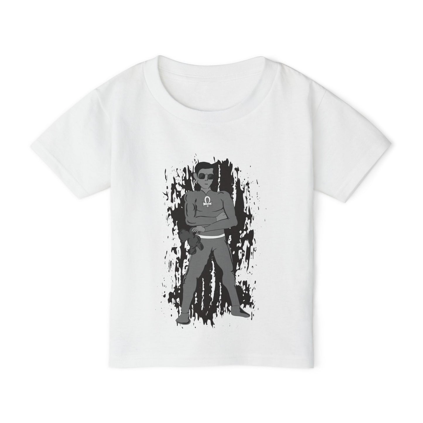 Toddler Root Chakra Superhero  Chakra 1 T‑Shirt — Cool Boy Graphic with '10' Jersey