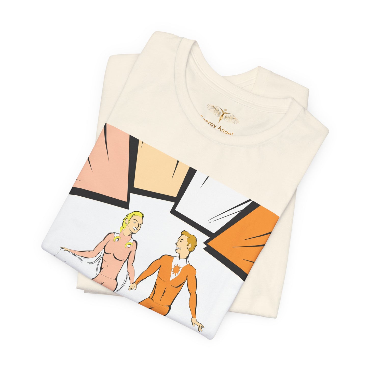 Solara & Rivo Sacral Chakra Tee — "Emotion. Art. Flow." Lightweight Unisex Design
