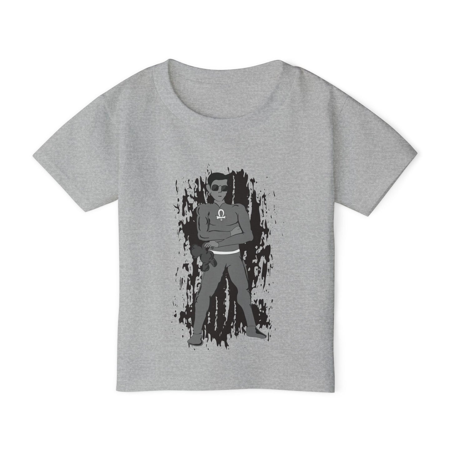 Toddler Root Chakra Superhero  Chakra 1 T‑Shirt — Cool Boy Graphic with '10' Jersey