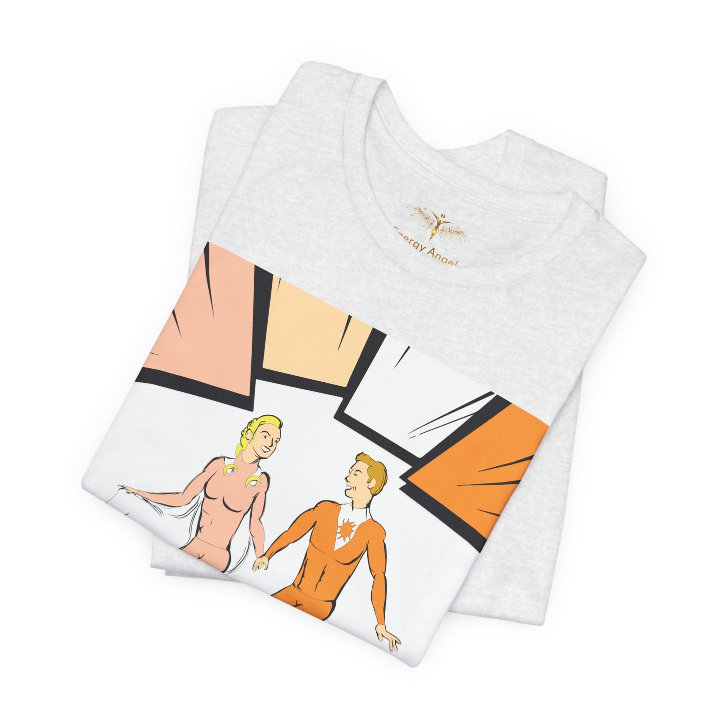 Solara & Rivo Sacral Chakra Tee — "Emotion. Art. Flow." Lightweight Unisex Design