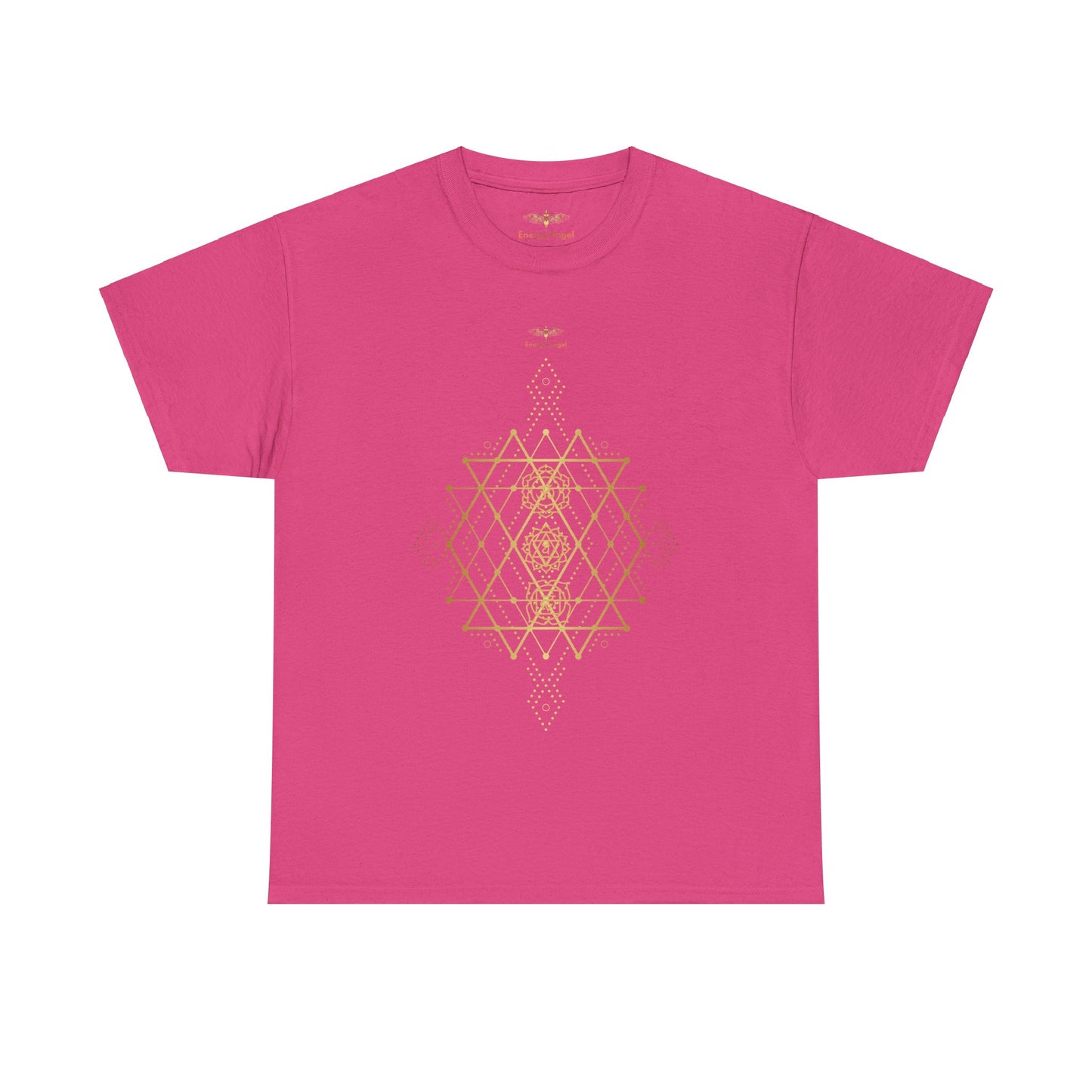 Sacred Geometry Chakra Unisex Heavy Cotton Tee