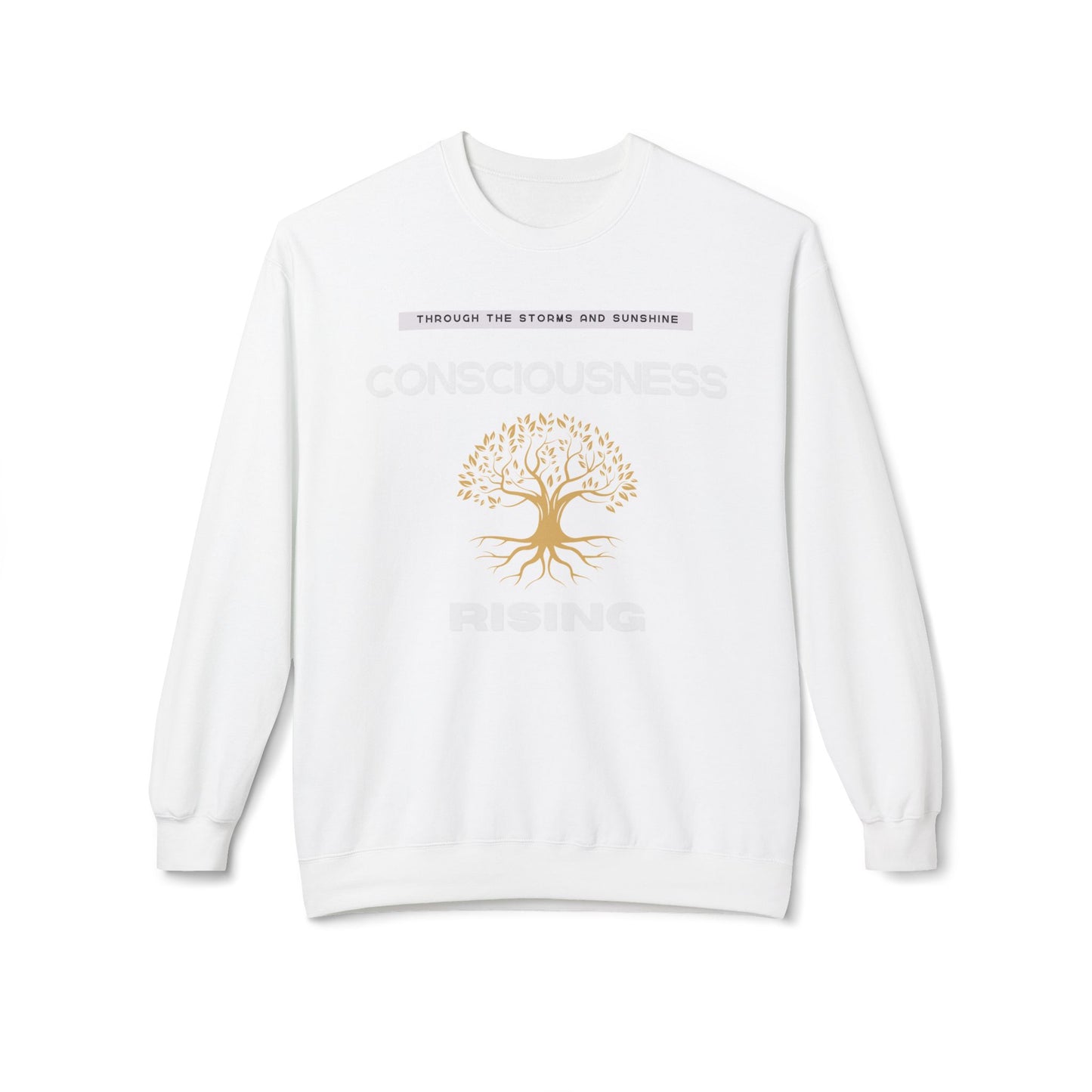Consciousness Rising Unisex Garment-Dyed Sweatshirt – A Journey in Growth, Transformation, and Unity