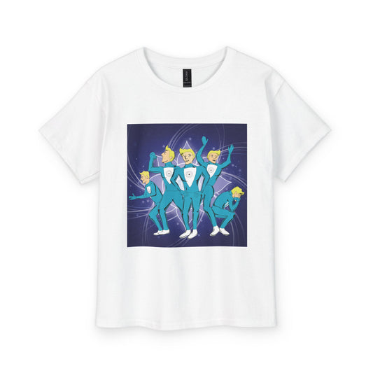 Vireo Youth Tee — Resonant Dance Graphic •  Voice of Truth • Throat Chakra Edition