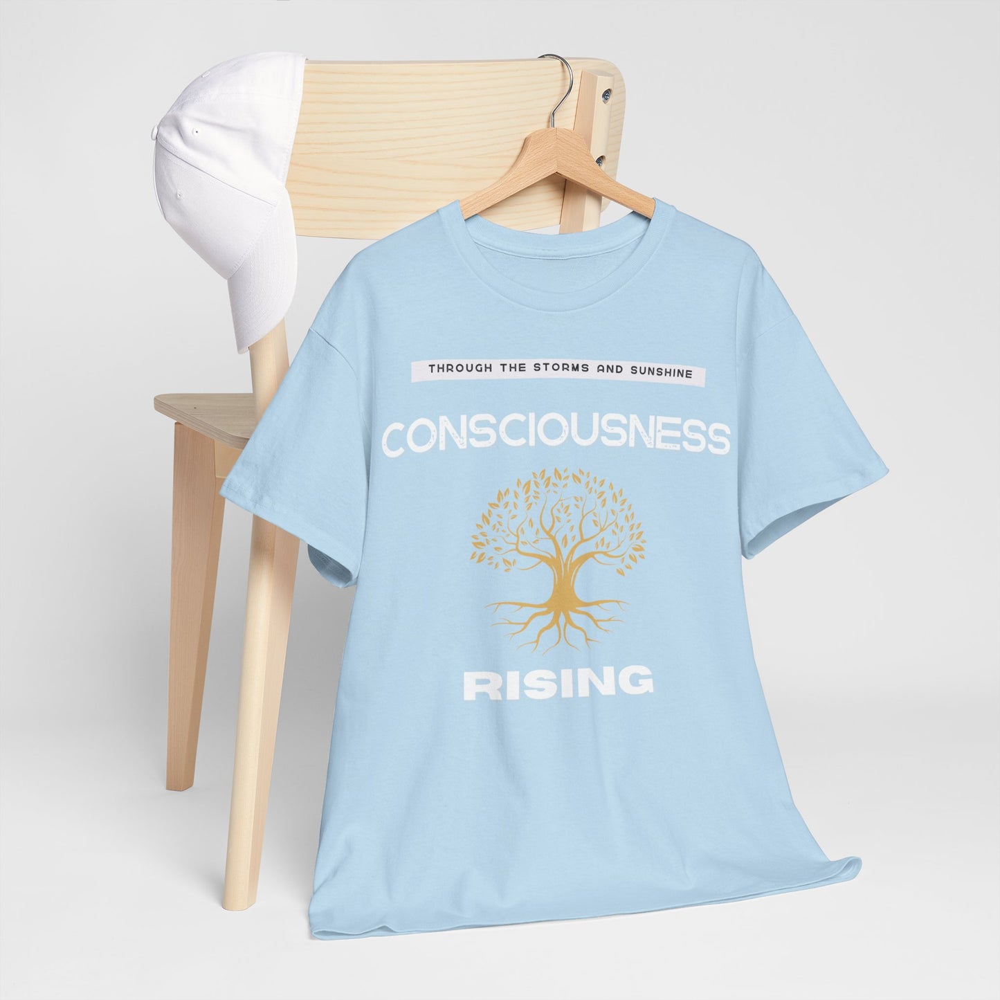 Consciousness Rising: Unisex Heavy Cotton Tee
