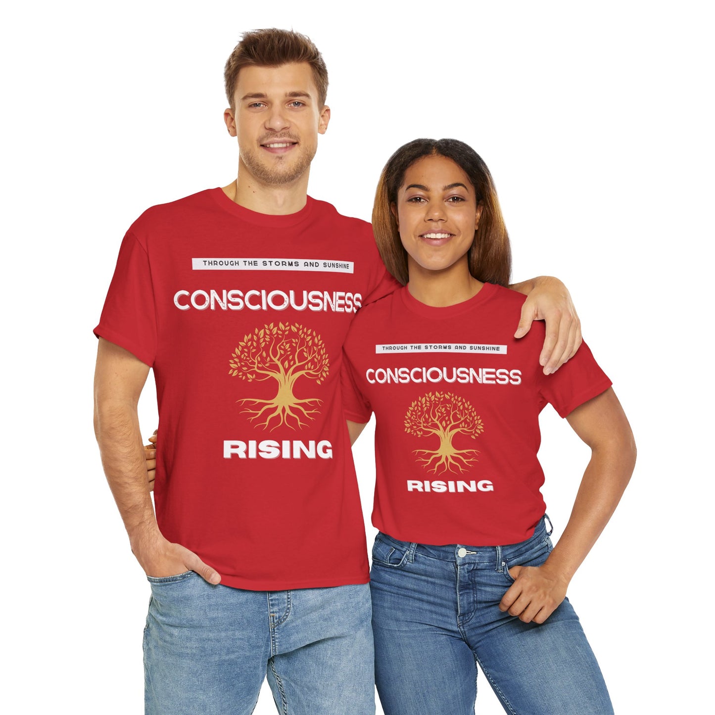 Consciousness Rising: Unisex Heavy Cotton Tee