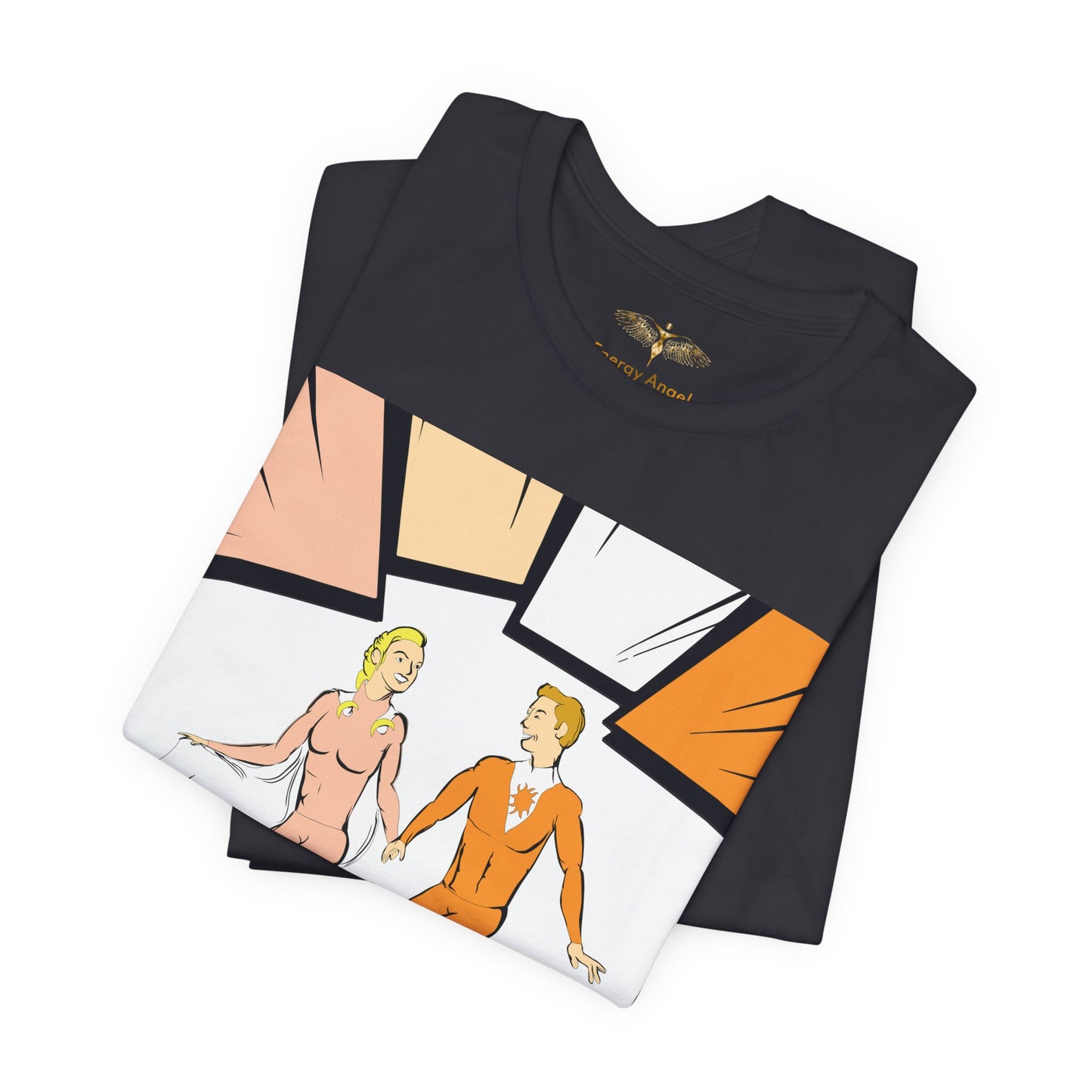 Solara & Rivo Sacral Chakra Tee — "Emotion. Art. Flow." Lightweight Unisex Design