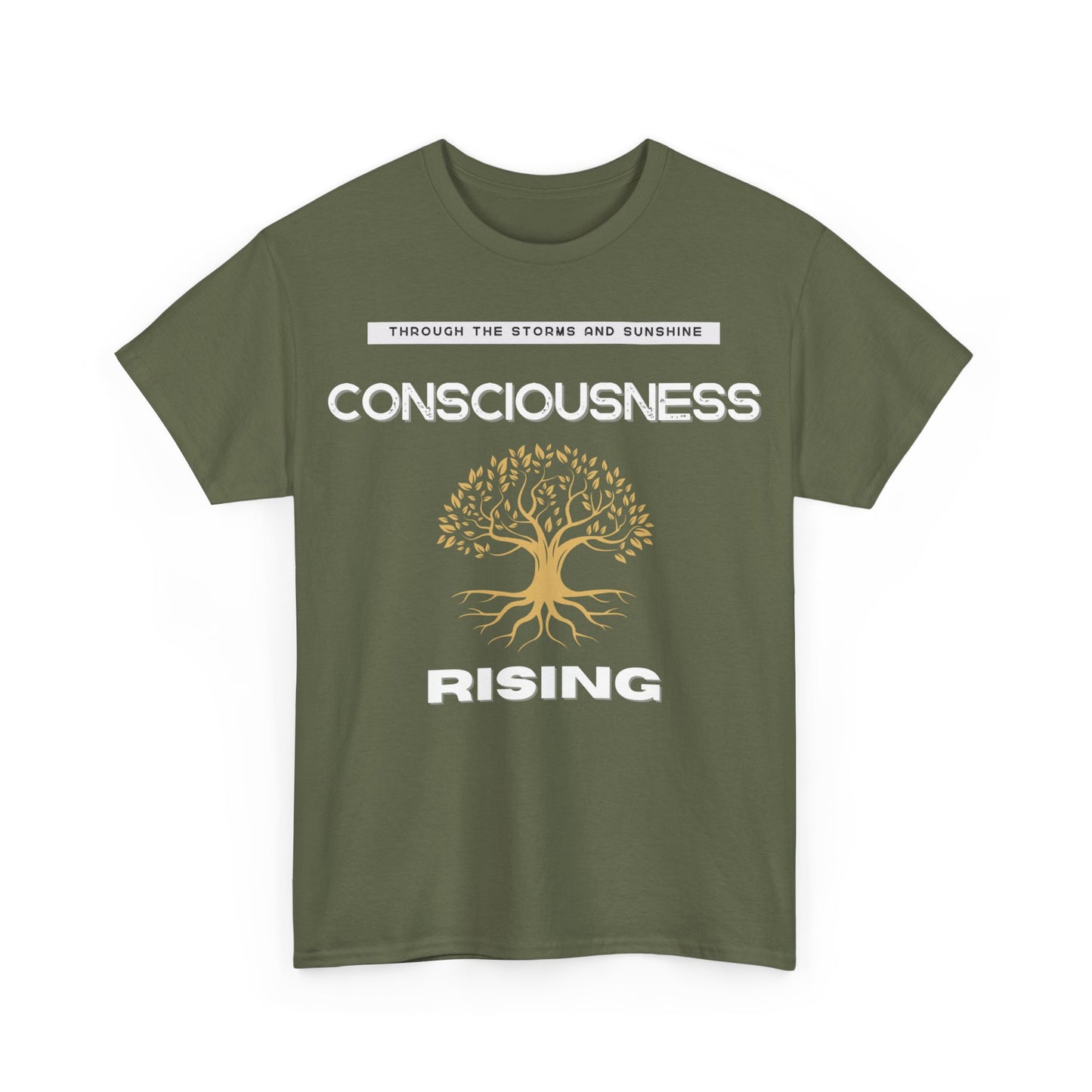 Consciousness Rising: Unisex Heavy Cotton Tee