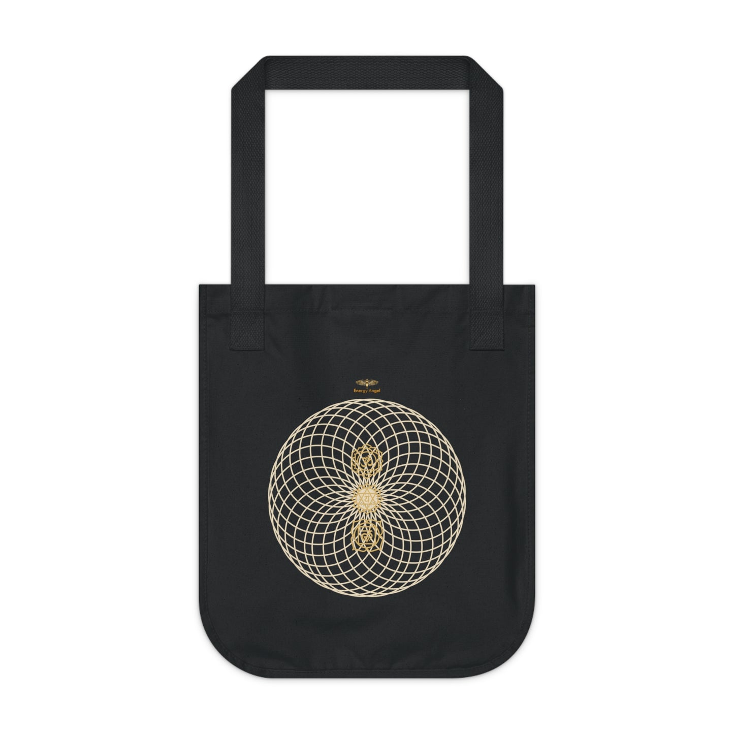 Solara & Rivo Sacral Chakra Canvas Tote — "Emotion. Art. Flow." Organic Eco Bag