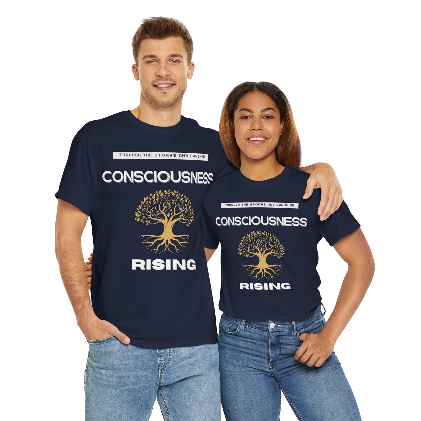 Consciousness Rising: Unisex Heavy Cotton Tee