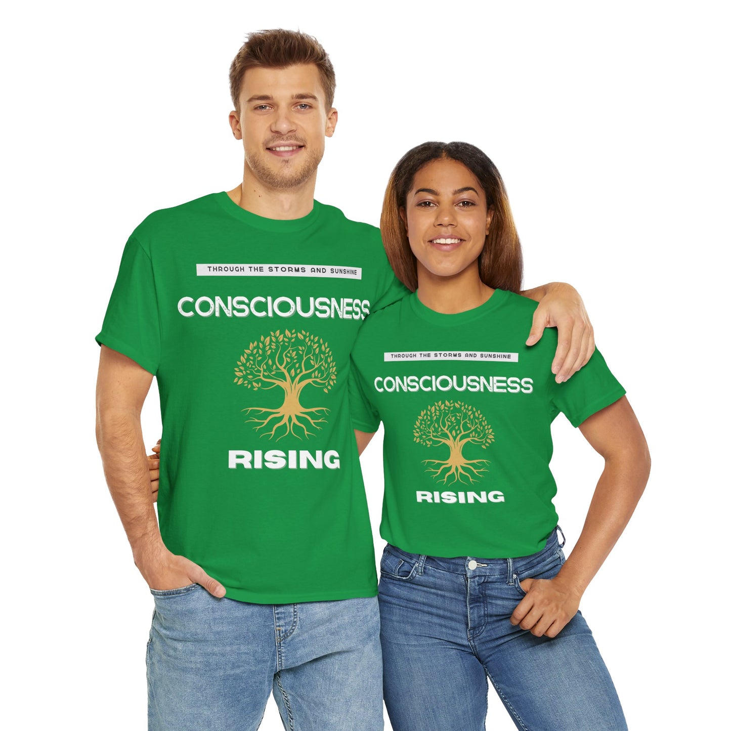 Consciousness Rising: Unisex Heavy Cotton Tee