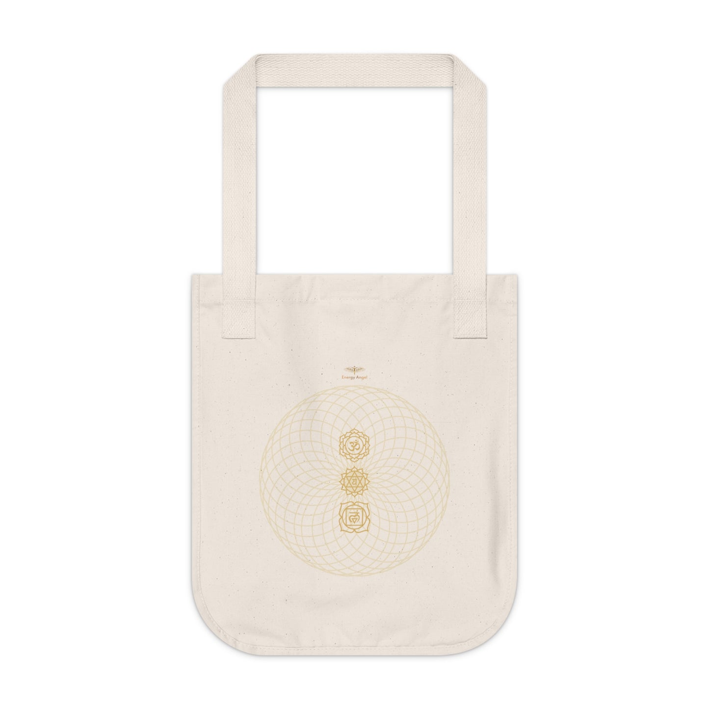 Solara & Rivo Sacral Chakra Canvas Tote — "Emotion. Art. Flow." Organic Eco Bag