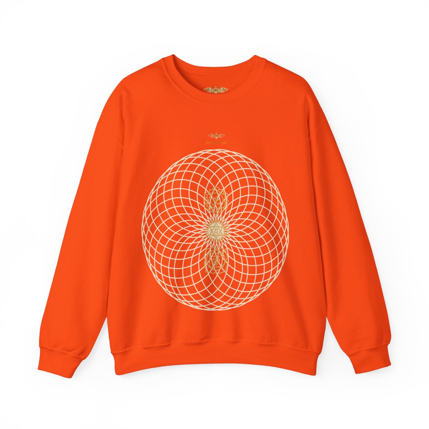 Unisex Chakra Sacred Geometry Festival Gift Heavy Blend™ Crewneck Sweatshirt