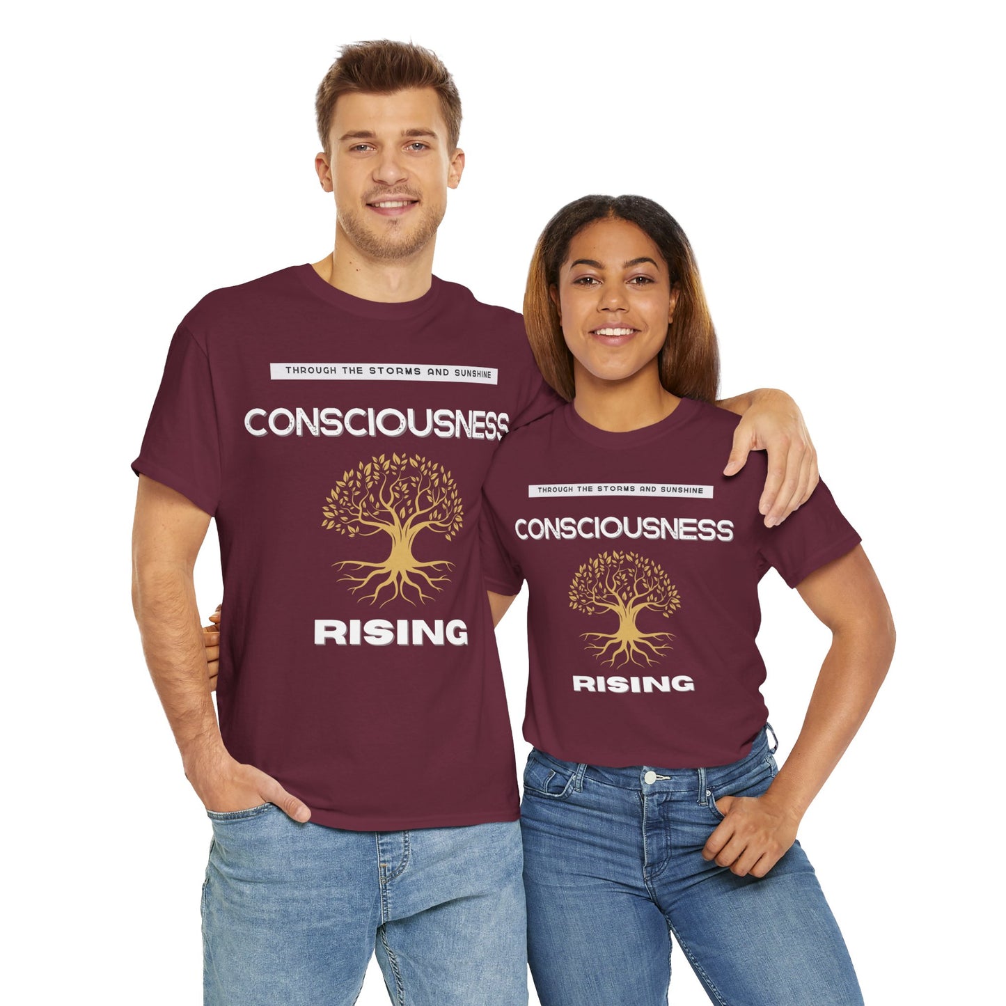 Consciousness Rising: Unisex Heavy Cotton Tee