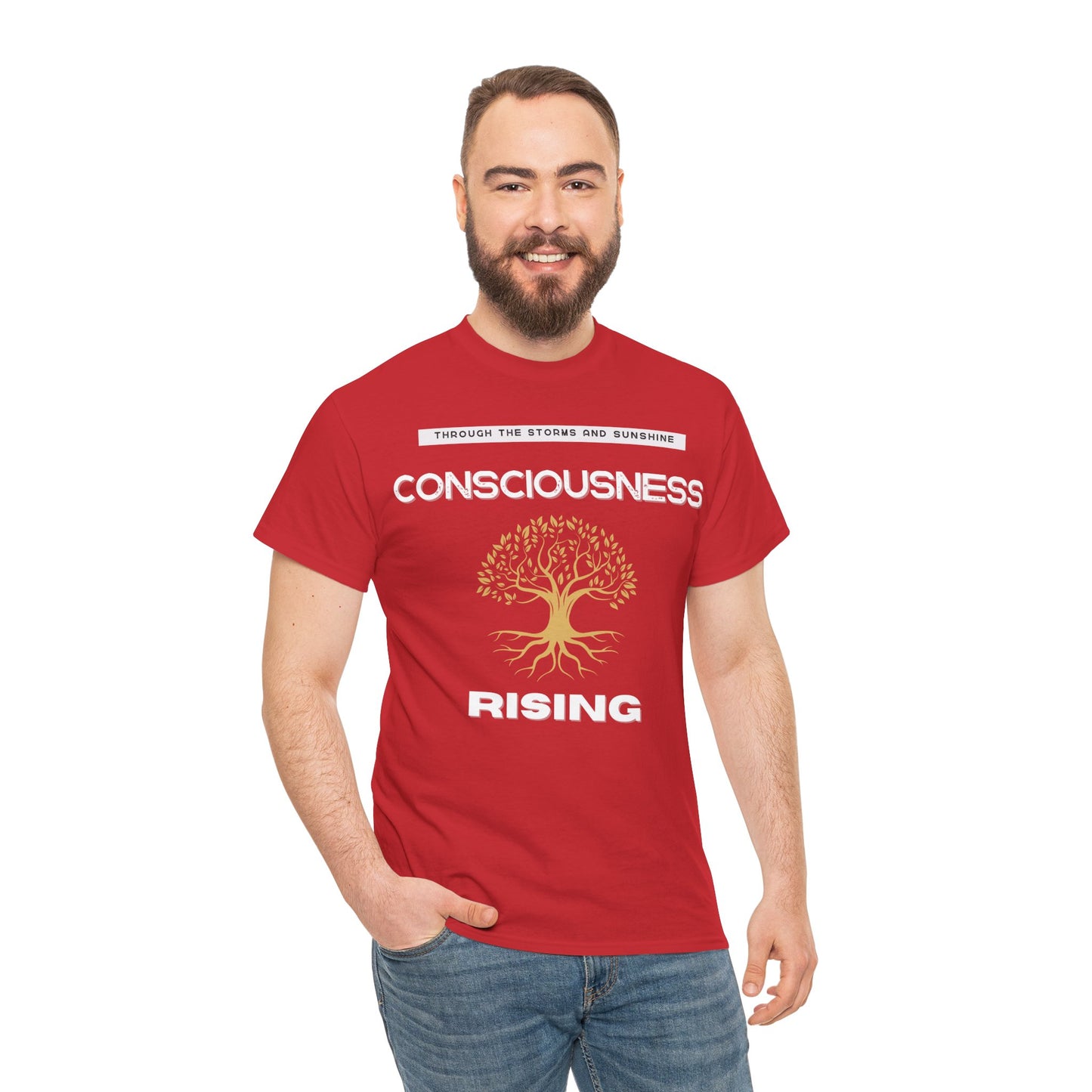 Consciousness Rising: Unisex Heavy Cotton Tee