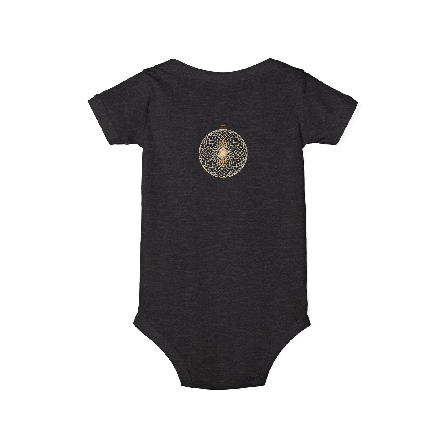 Solara & Rivo Infant Sacral Chakra Bodysuit — "Emotion. Art. Flow." Organic Cotton One-Piece
