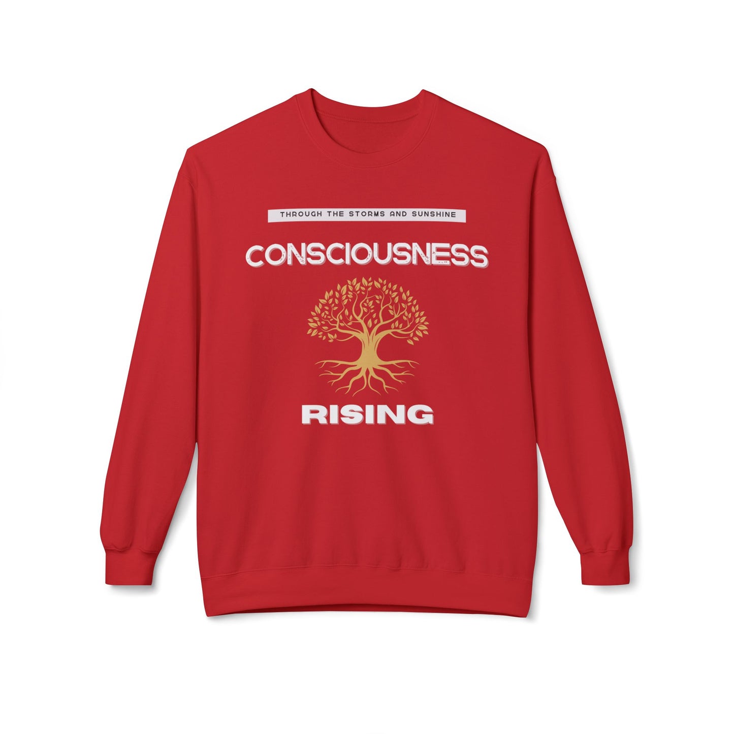 Consciousness Rising Unisex Garment-Dyed Sweatshirt – A Journey in Growth, Transformation, and Unity