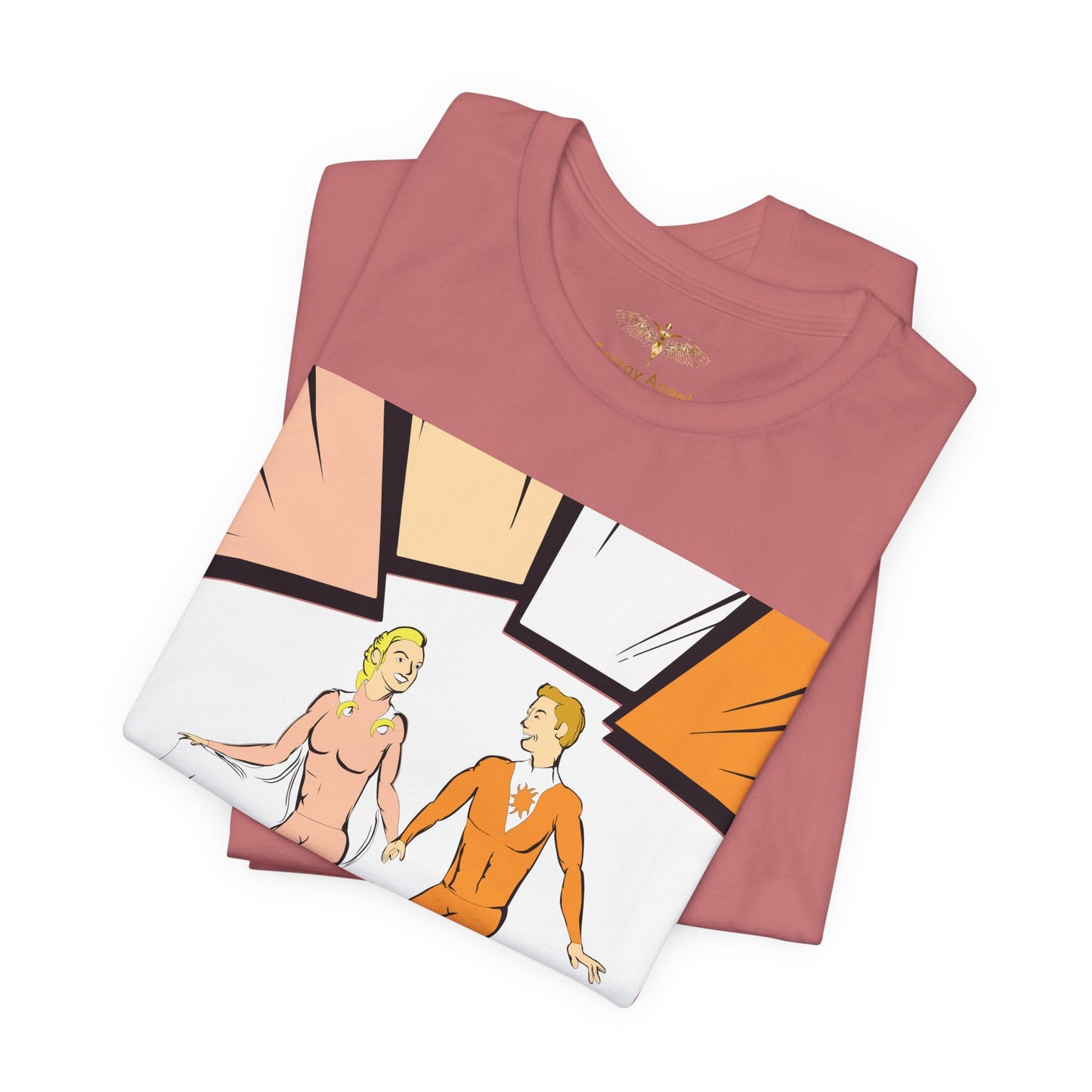 Solara & Rivo Sacral Chakra Tee — "Emotion. Art. Flow." Lightweight Unisex Design