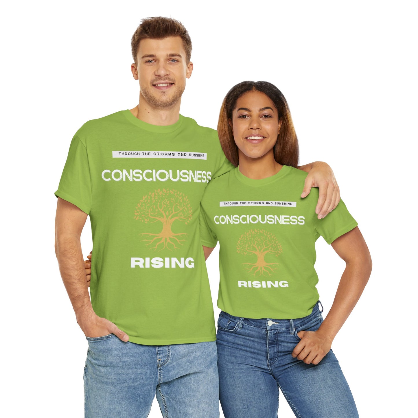 Consciousness Rising: Unisex Heavy Cotton Tee