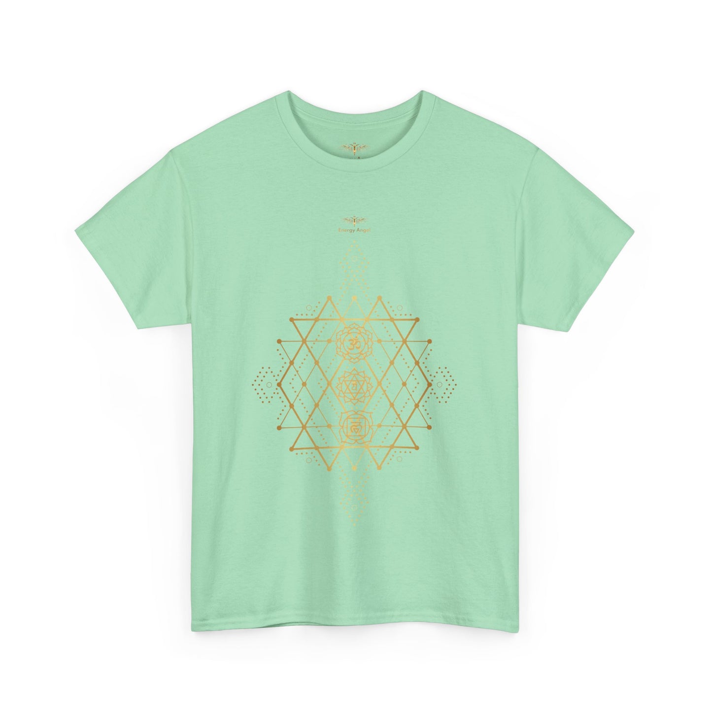 Sacred Geometry Chakra Unisex Heavy Cotton Tee