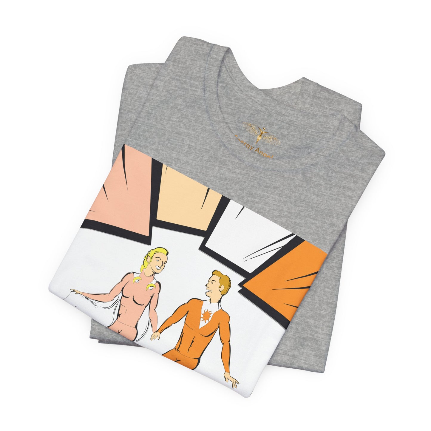 Solara & Rivo Sacral Chakra Tee — "Emotion. Art. Flow." Lightweight Unisex Design