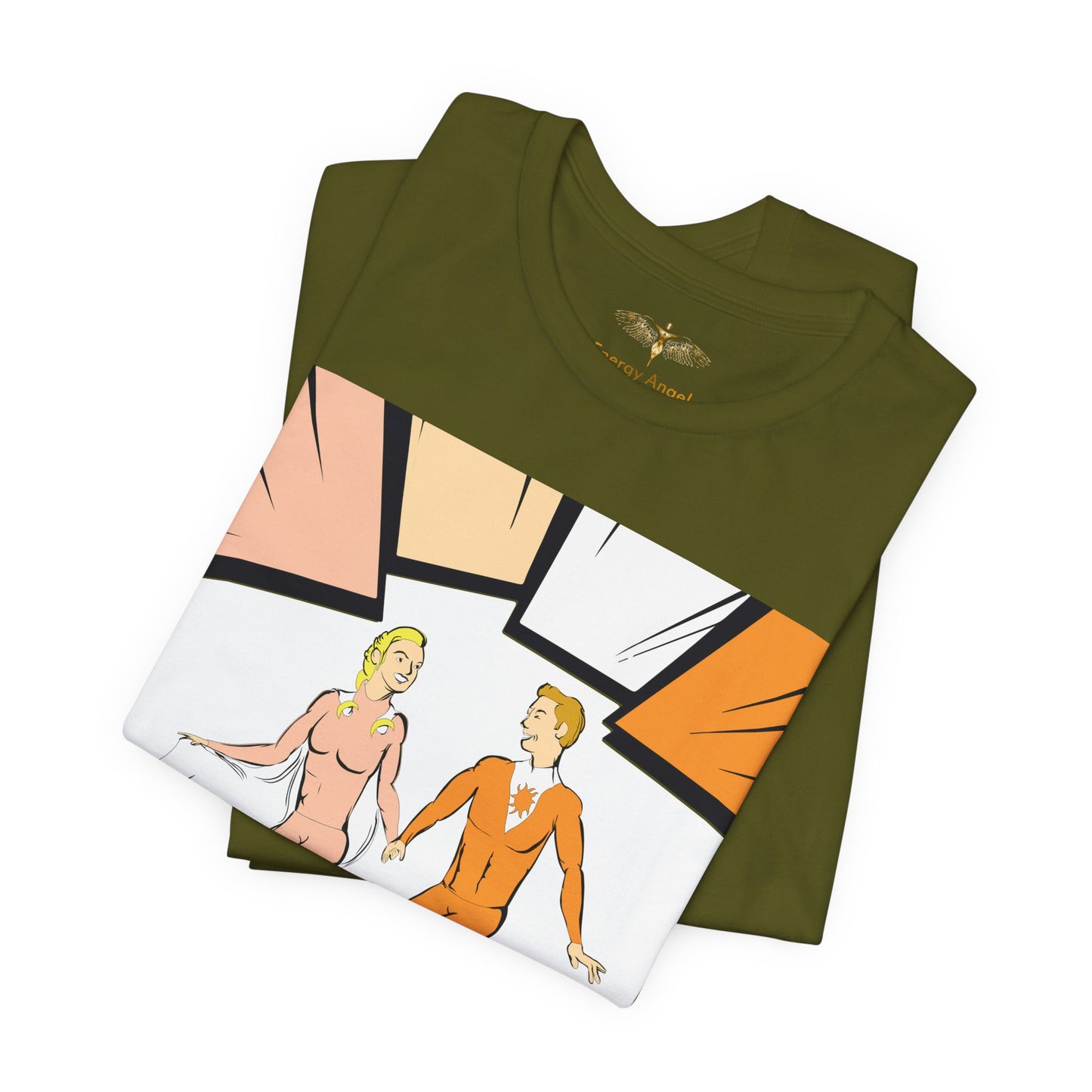 Solara & Rivo Sacral Chakra Tee — "Emotion. Art. Flow." Lightweight Unisex Design