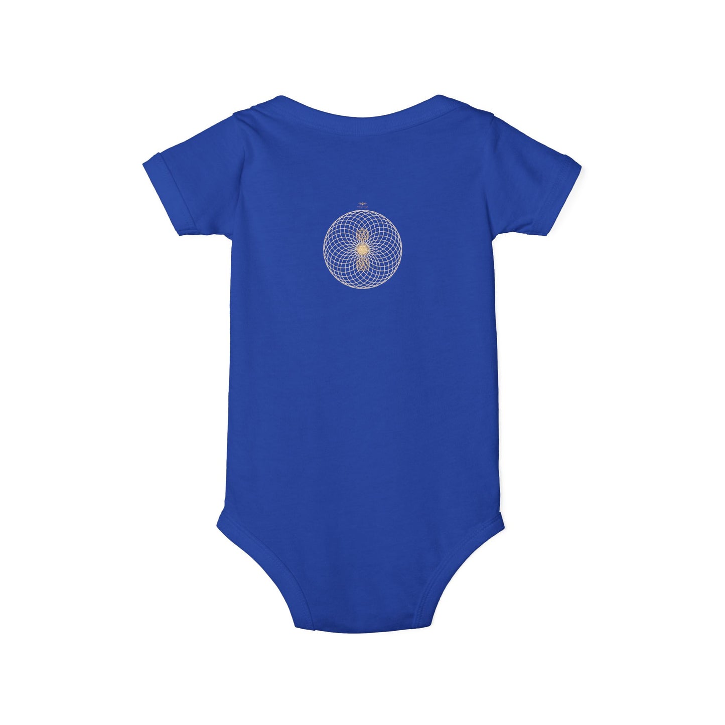 Solara & Rivo Infant Sacral Chakra Bodysuit — "Emotion. Art. Flow." Organic Cotton One-Piece