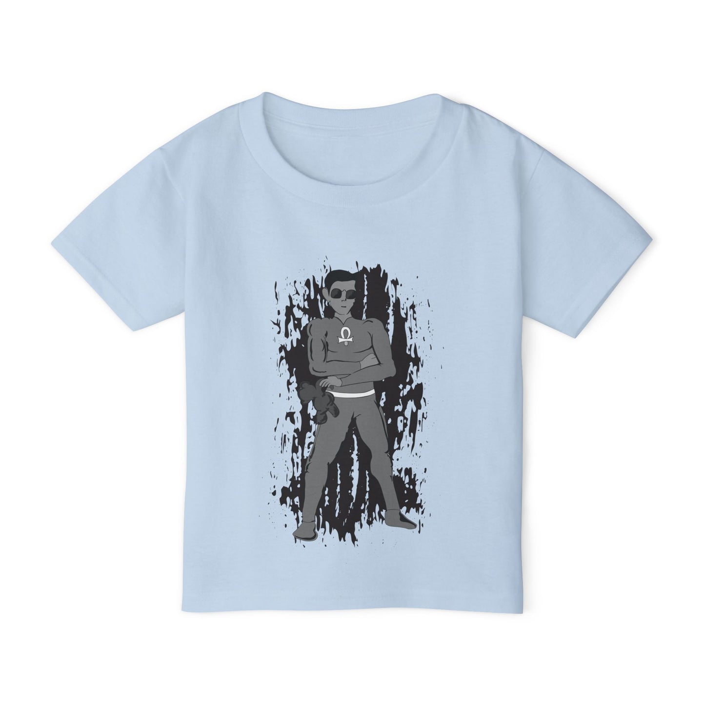 Toddler Root Chakra Superhero  Chakra 1 T‑Shirt — Cool Boy Graphic with '10' Jersey