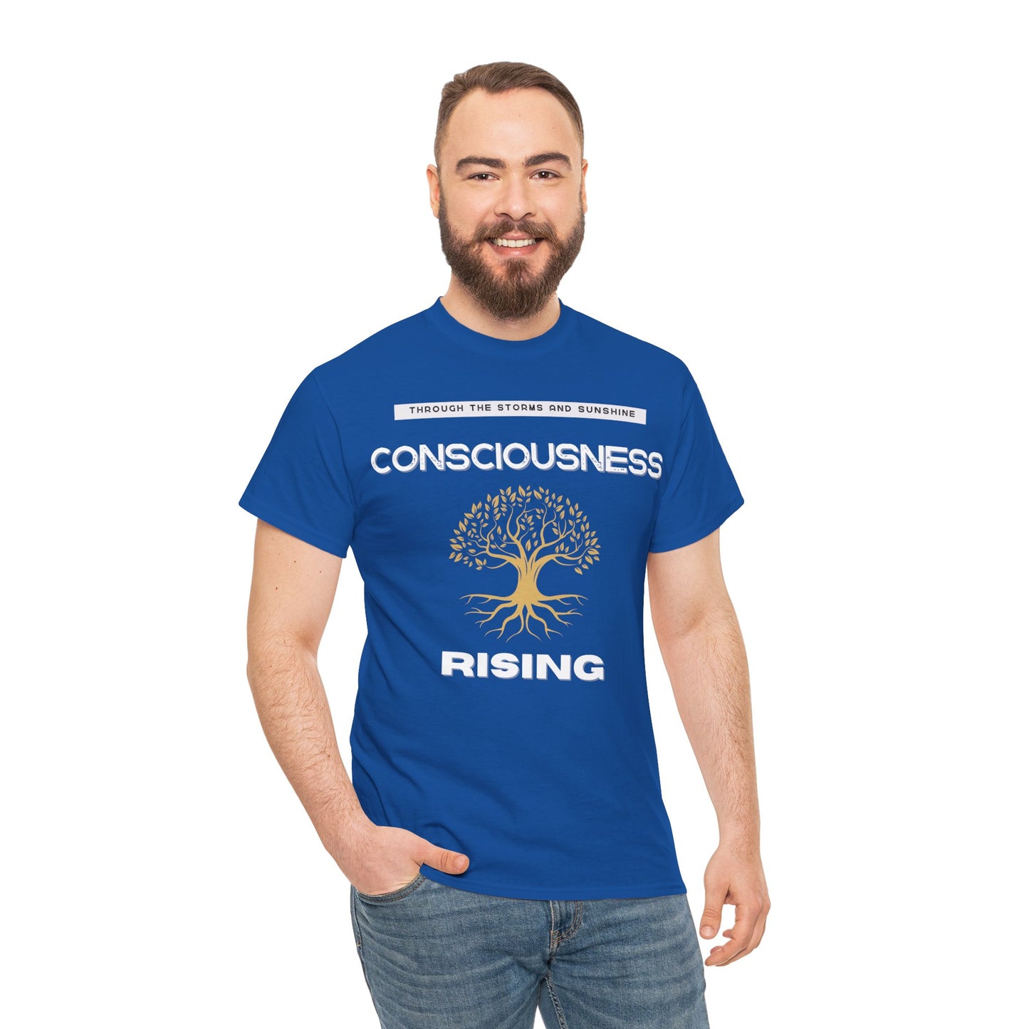 Consciousness Rising: Unisex Heavy Cotton Tee