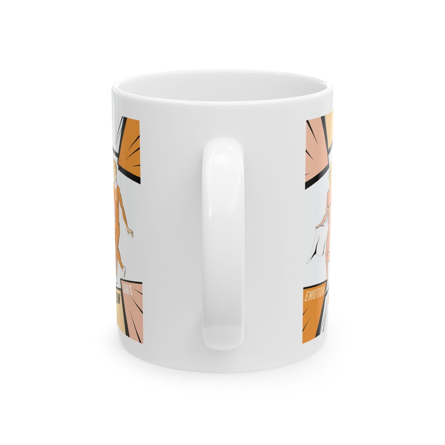 Solara & Rivo — Creative Flow Ceramic Mug | Sacral Chakra Edition • Retro Energy Design (11oz & 15oz)